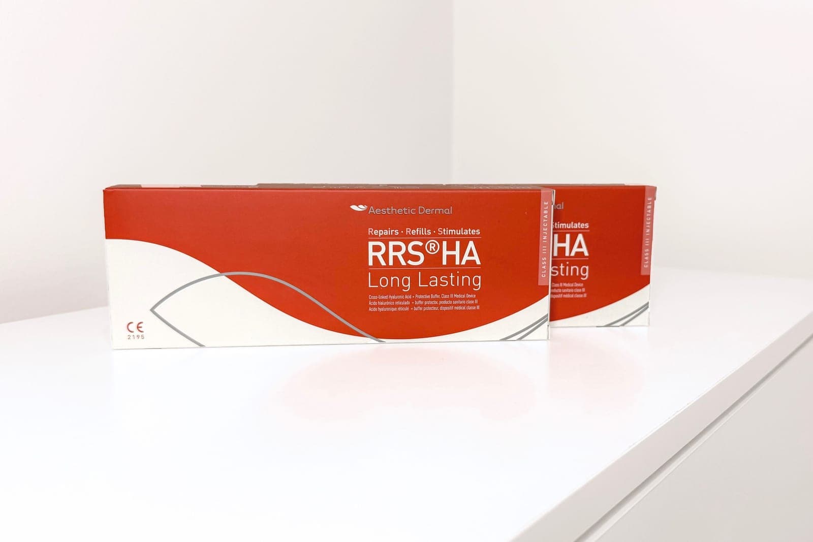 RRS HA Long Lasting packaging at ART FACE London.